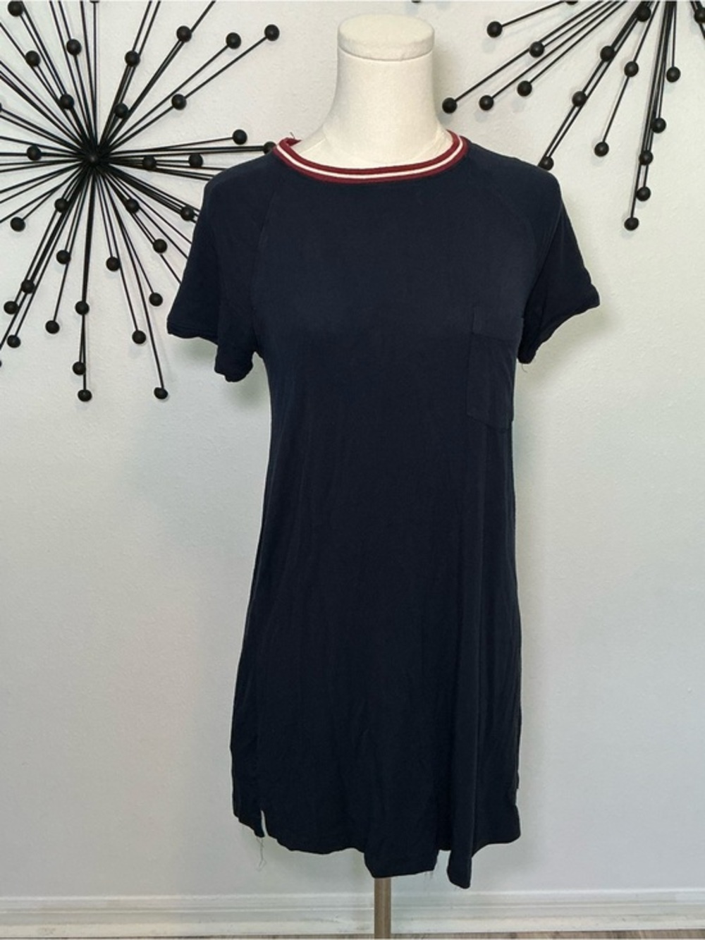 Abercrombie & Fitch Navy T-Shirt Dress Small